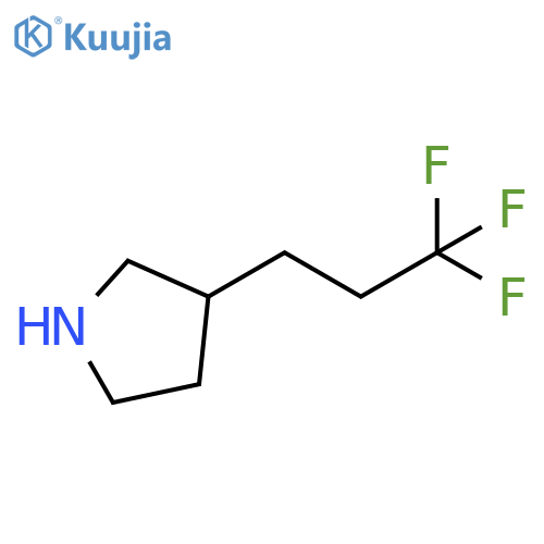 3-(3,3,3-trifluoropropyl)pyrrolidine structure