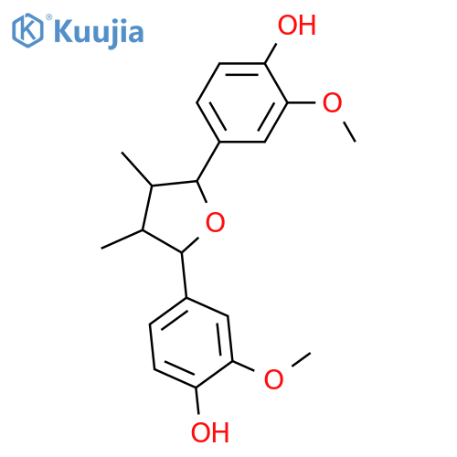 7,7'-Epoxy-3,3'-dimethoxy-8,8'-lignan-4,4'-diol; (7S,7'S,8S,8'S)-form structure
