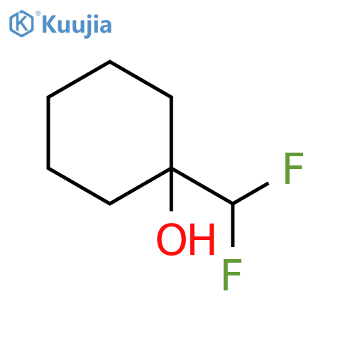 1-(difluoromethyl)cyclohexanol structure