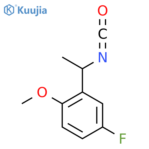 4-fluoro-2-(1-isocyanatoethyl)-1-methoxybenzene structure
