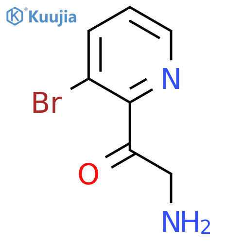 2-amino-1-(3-bromopyridin-2-yl)ethan-1-one structure