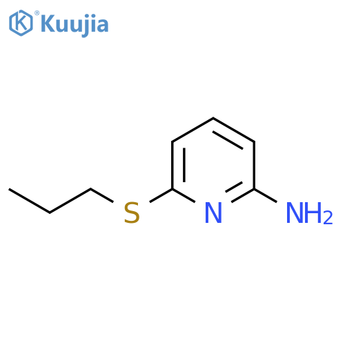 6-(propylsulfanyl)pyridin-2-amine structure