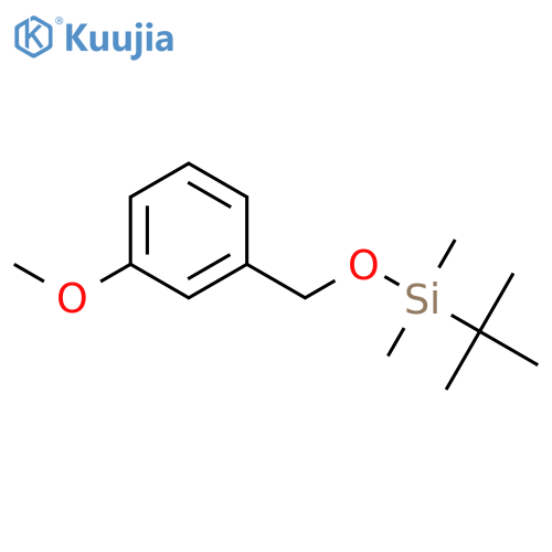 Silane, (1,1-dimethylethyl)[(3-methoxyphenyl)methoxy]dimethyl- structure