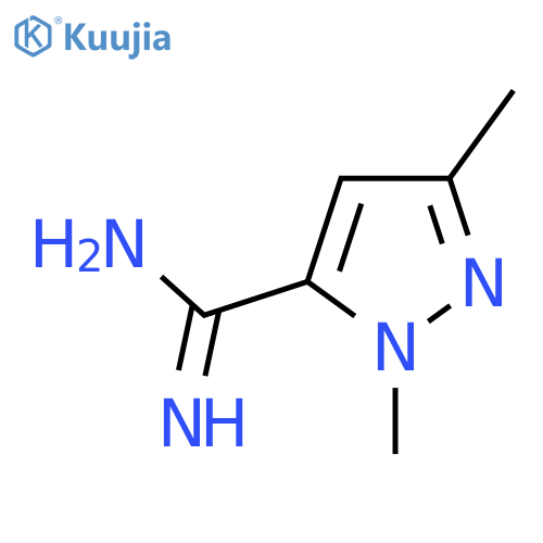 1,3-dimethyl-1H-pyrazole-5-carboximidamide structure