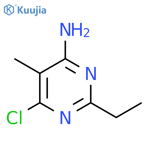 4-Pyrimidinamine, 6-chloro-2-ethyl-5-methyl- structure