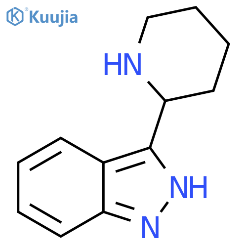 3-(piperidin-2-yl)-1H-indazole structure
