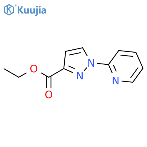 Ethyl 1-(pyridin-2-yl)-1H-pyrazole-3-carboxylate structure