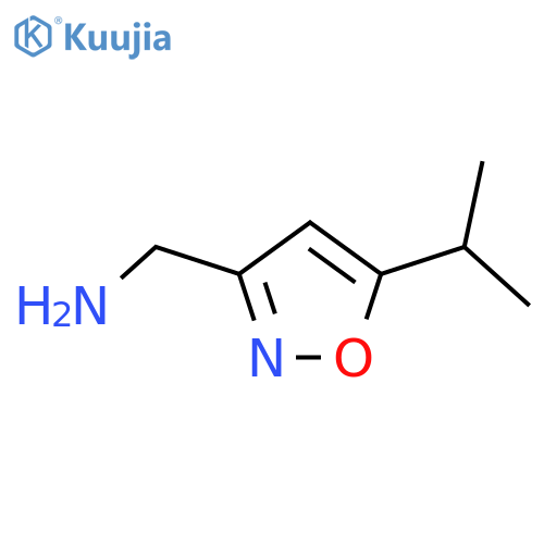 (5-Isopropylisoxazol-3-yl)methanamine structure