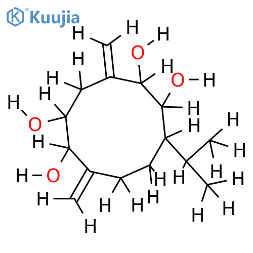 (1alpha,2beta,5alpha,6beta)-form-4(15),10(14)-Germacradiene,1,2,5,6-tetrol structure