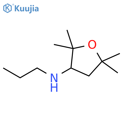 2,2,5,5-tetramethyl-N-propyloxolan-3-amine structure