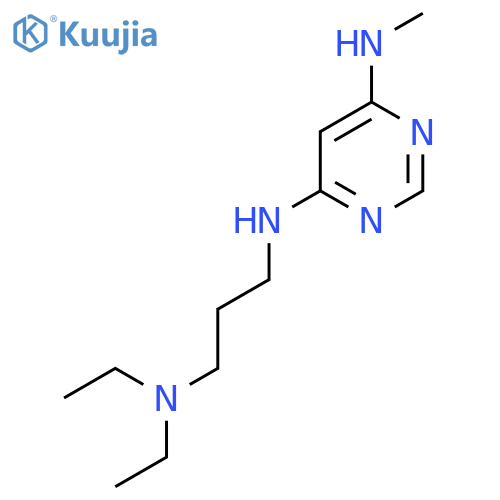 N4-(3-(Diethylamino)propyl)-N6-methylpyrimidine-4,6-diamine structure