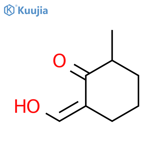Cyclohexanone, 2-(hydroxymethylene)-6-methyl- structure