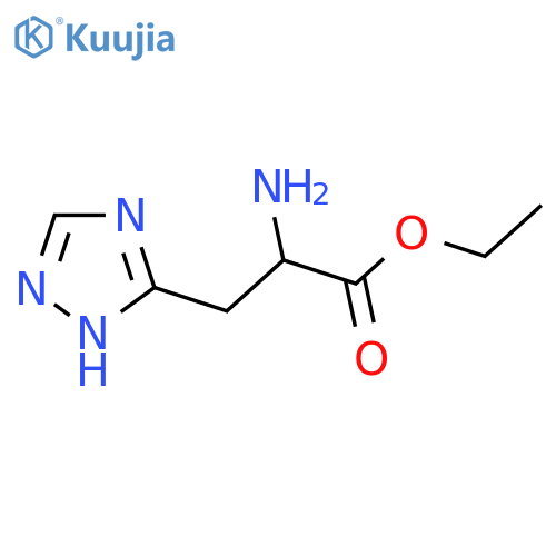 ethyl 2-amino-3-(4H-1,2,4-triazol-3-yl)propanoate structure