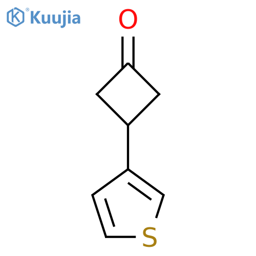 3-(Thiophen-3-yl)cyclobutan-1-one structure