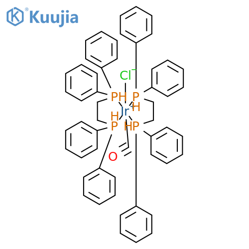 BIS[1,2-BIS(DIPHENYLPHOSPHINO)ETHANE]CARBONYLCHLOROIRIDIUM(I) structure