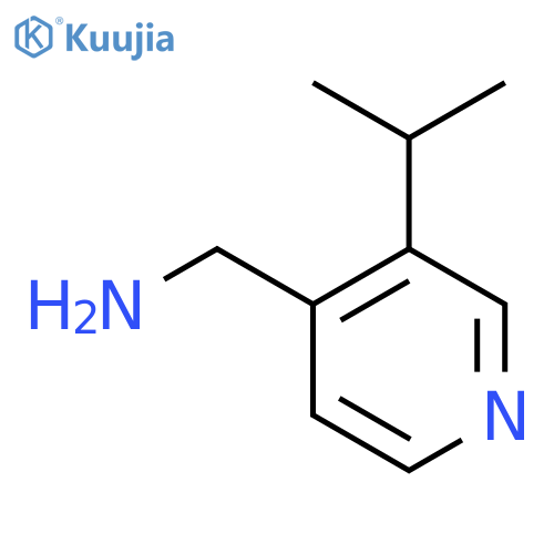 (3-Isopropylpyridin-4-yl)methanamine structure