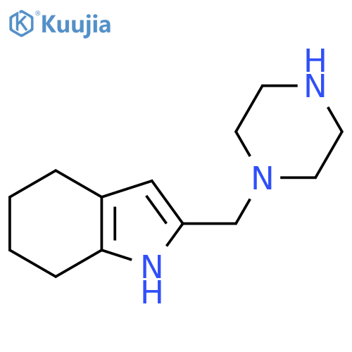 2-(piperazin-1-yl)methyl-4,5,6,7-tetrahydro-1H-indole structure