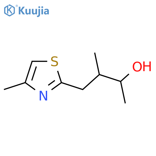 3-Methyl-4-(4-methyl-1,3-thiazol-2-yl)butan-2-ol structure