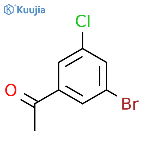 1-(3-bromo-5-chlorophenyl)ethan-1-one structure