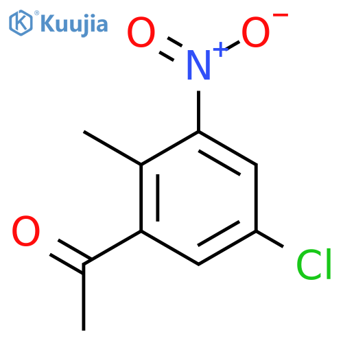 5'-Chloro-2'-methyl-3'-nitroacetophenone structure