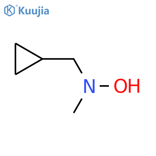 N-(cyclopropylmethyl)-N-methylhydroxylamine structure