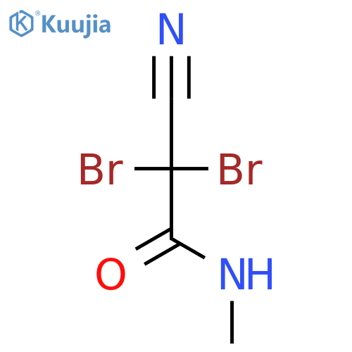 Acetamide, 2,2-dibromo-2-cyano-N-methyl- structure
