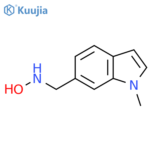 N-(1-methyl-1H-indol-6-yl)methylhydroxylamine structure