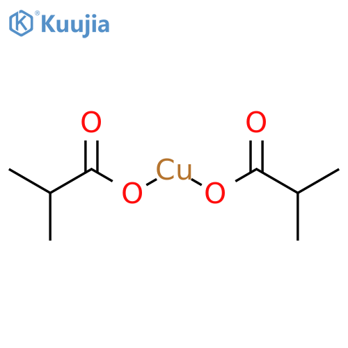 Propanoic acid,2-methyl-, copper(2+) salt (2:1) structure