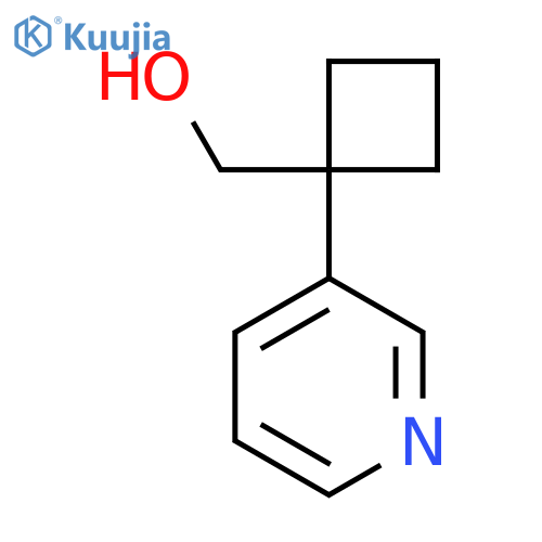 1-(pyridin-3-yl)cyclobutylmethanol structure
