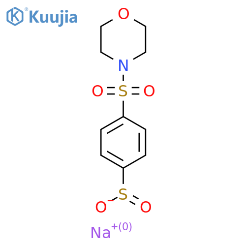 Sodium 4-(morpholine-4-sulfonyl)benzene-1-sulfinate structure