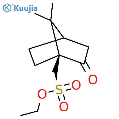 ethyl [(1S)-7,7-dimethyl-2-oxobicyclo[2.2.1]heptan-1-yl]methanesulfonate structure
