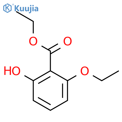 Benzoic acid,2-ethoxy-6-hydroxy-, ethyl ester structure