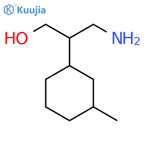 3-amino-2-(3-methylcyclohexyl)propan-1-ol structure