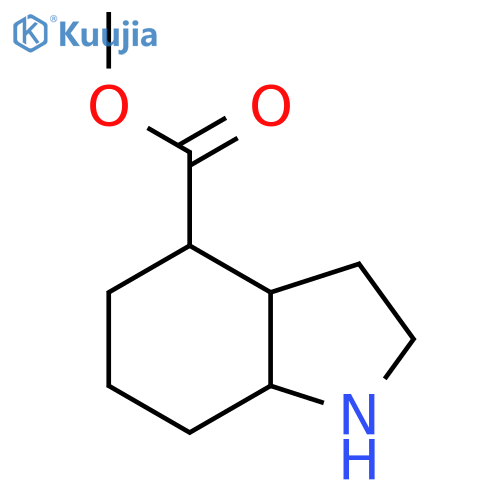 methyl octahydro-1H-indole-4-carboxylate structure