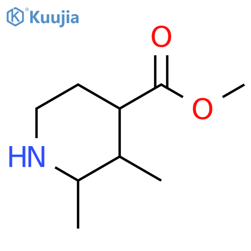 methyl 2,3-dimethylpiperidine-4-carboxylate structure