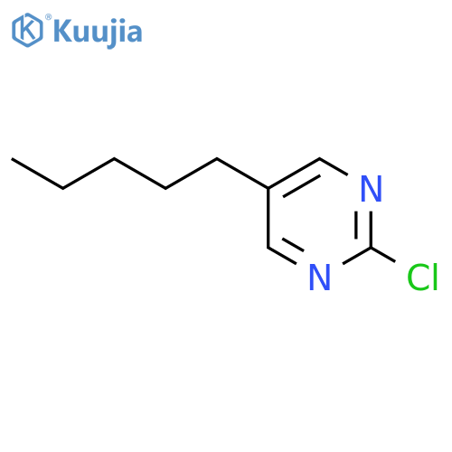 2-CHLORO-5-N-PENTYLPYRIMIDINE structure