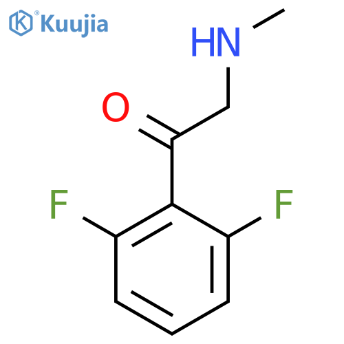 1-(2,6-Difluorophenyl)-2-(methylamino)ethan-1-one structure
