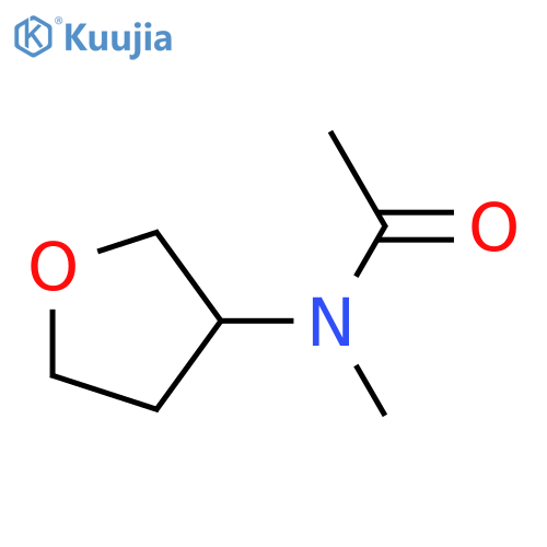 N-methyl-N-(oxolan-3-yl)acetamide structure