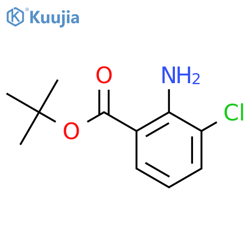 Tert-butyl 2-amino-3-chlorobenzoate structure