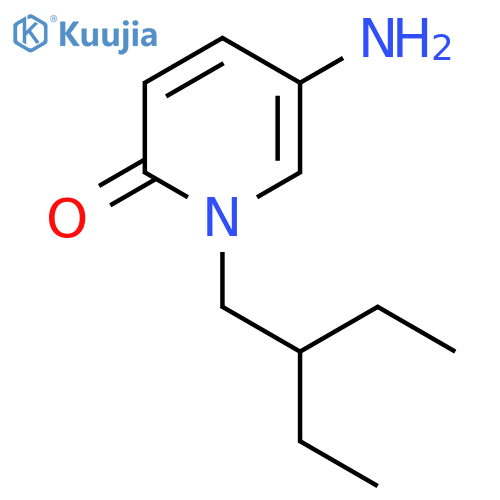 5-amino-1-(2-ethylbutyl)-1,2-dihydropyridin-2-one structure
