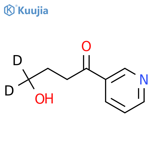 4-Hydroxy-1-(3-pyridyl)-1-butanone-4,4-d2 structure