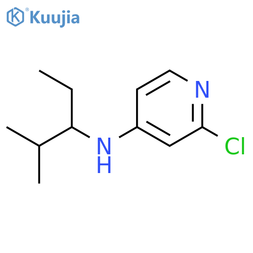 2-chloro-N-(2-methylpentan-3-yl)pyridin-4-amine structure