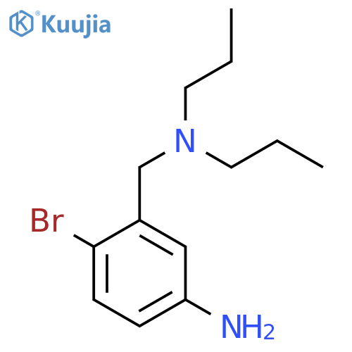 4-Bromo-3-[(dipropylamino)methyl]aniline structure