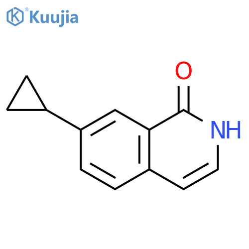 7-Cyclopropylisoquinolin-1-ol structure