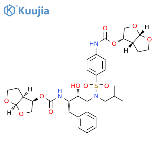 (3S,3aR,6aS)-Hexahydrofuro2,3-bfuran-3-ylcarbonyl Darunavir structure