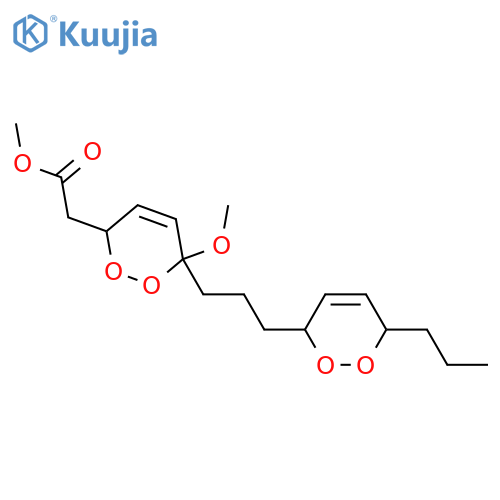 6-[3-(3,6-Dihydro-6-propyl-1,2-dioxin-3-yl)propyl]-3,6-dihydro-6-methoxy-1,2-dioxin-3-acetic acid; Me ester structure
