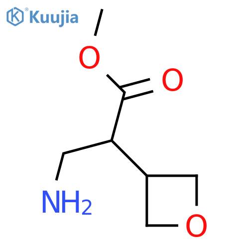 Methyl 3-amino-2-(oxetan-3-yl)propanoate structure