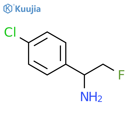 1-(4-CHLOROPHENYL)-2-FLUOROETHAN-1-AMINE structure