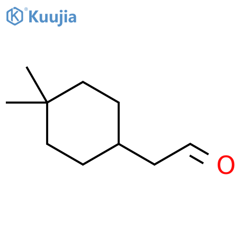 2-(4,4-dimethylcyclohexyl)acetaldehyde structure