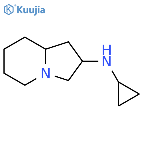 N-cyclopropyl-octahydroindolizin-2-amine structure